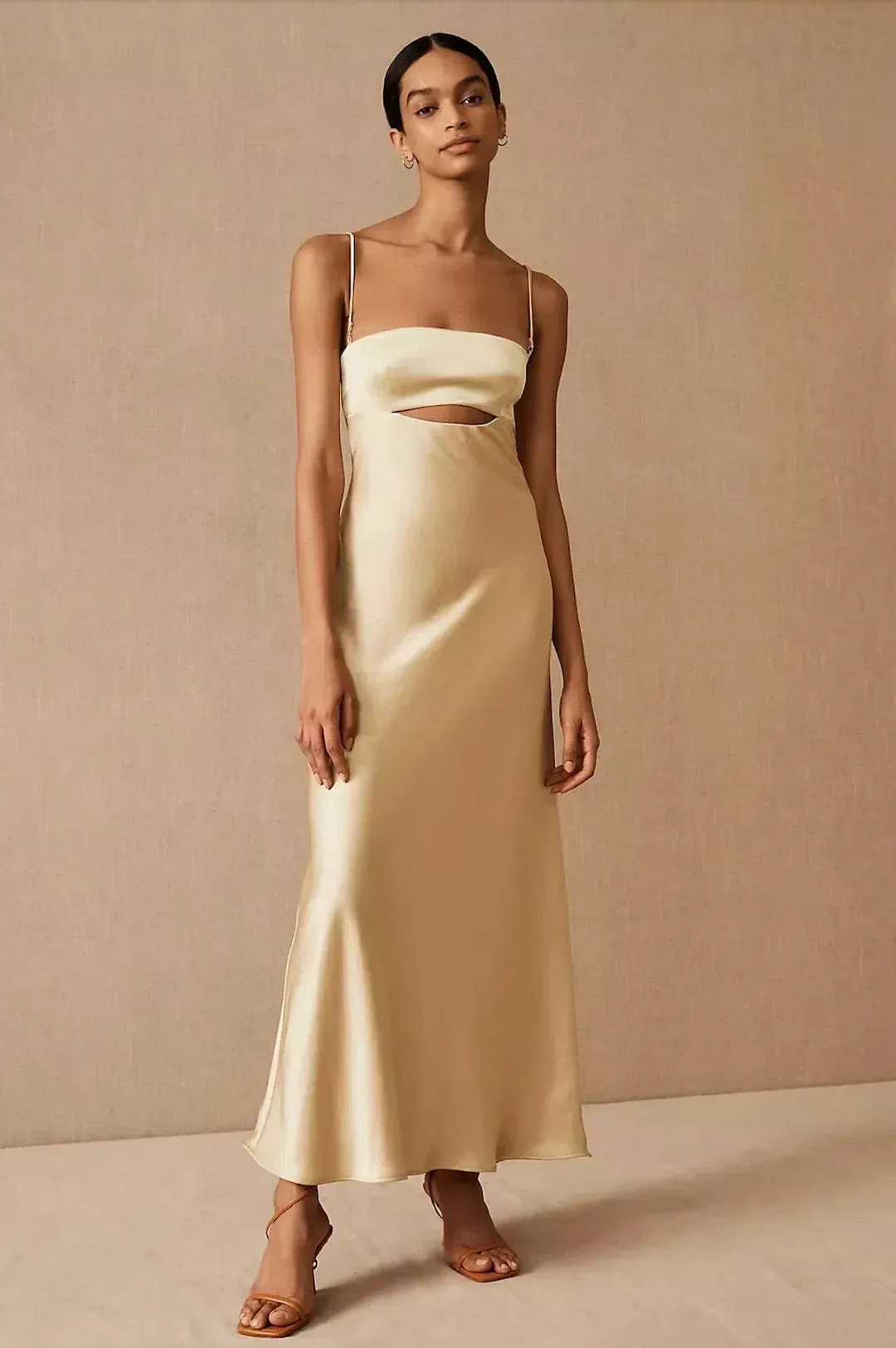 Bec & Bridge Carrie Maxi Dress Yellow Size 10 for rent on The Volte - main image