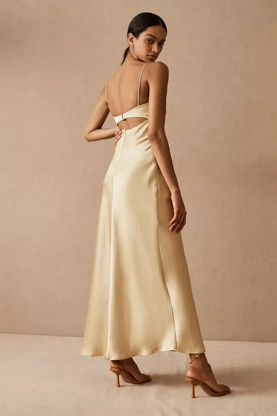 Bec & Bridge Carrie Maxi Dress Yellow Size 10 for rent on The Volte - main image