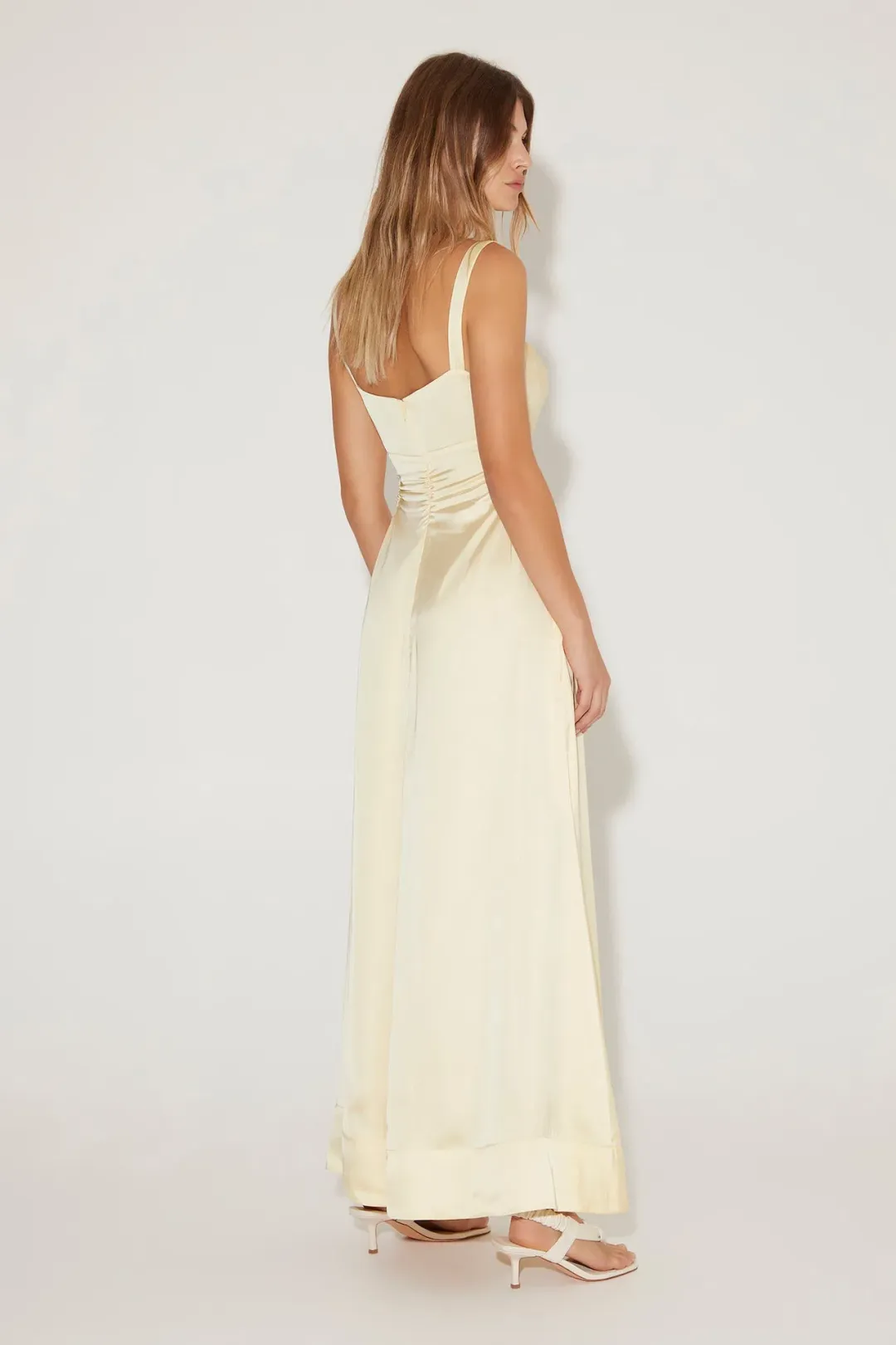 Hansen and Gretel Carlos Dress Lemon Size XS / AU 6 for rent on The Volte - main image