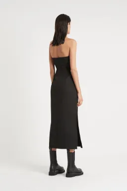 Sir The Label Andre Strapless Midi Dress Black Size 0 / AU 6 for rent on The Volte - image 4