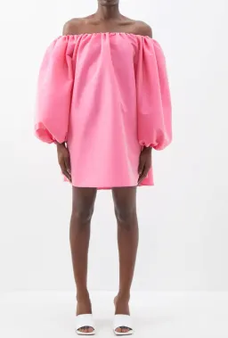 Bernadette Bobby Off-shoulder Dress Pink Size AU 6 for rent on The Volte - image 1