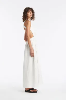 Sir The Label Alena Maxi Dress Ivory Size 3 / AU 12  for rent on The Volte - image 4