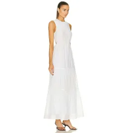 Sir The Label Emme Tiered Dress Ivory Size 4 / AU 14  for rent on The Volte - image 2