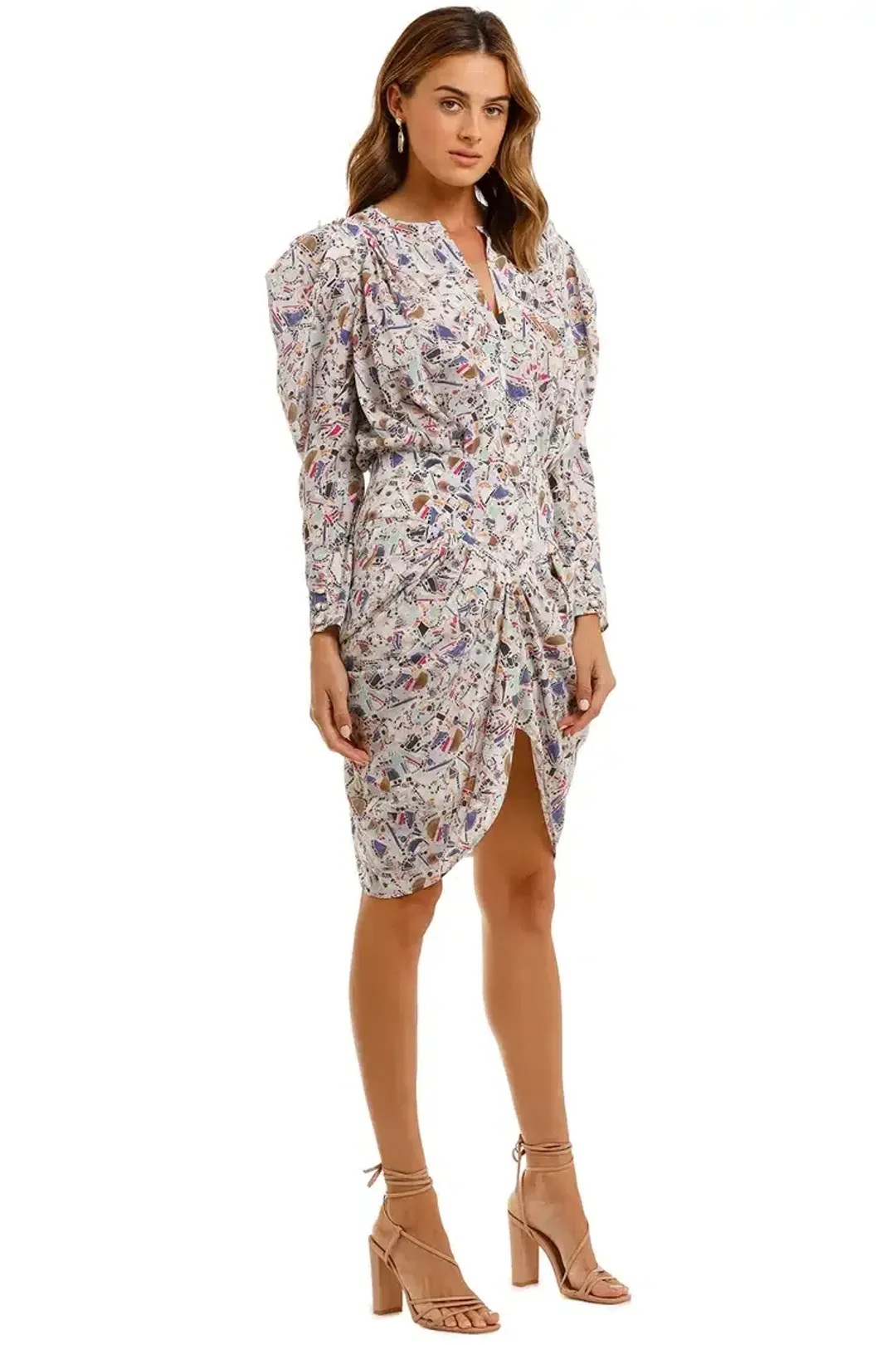 Isabel Marant Margaretia Short Dress Multi Size AU 10 for rent on The Volte - main image