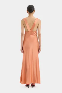 Sir the Label Aries Cut Out Gown Peach Size 3 /AU 12 for rent on The Volte - image 7