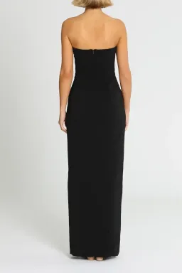 Jay Godfrey Varys Strapless Ruffle Gown in Black Size 14 for rent on The Volte - image 3