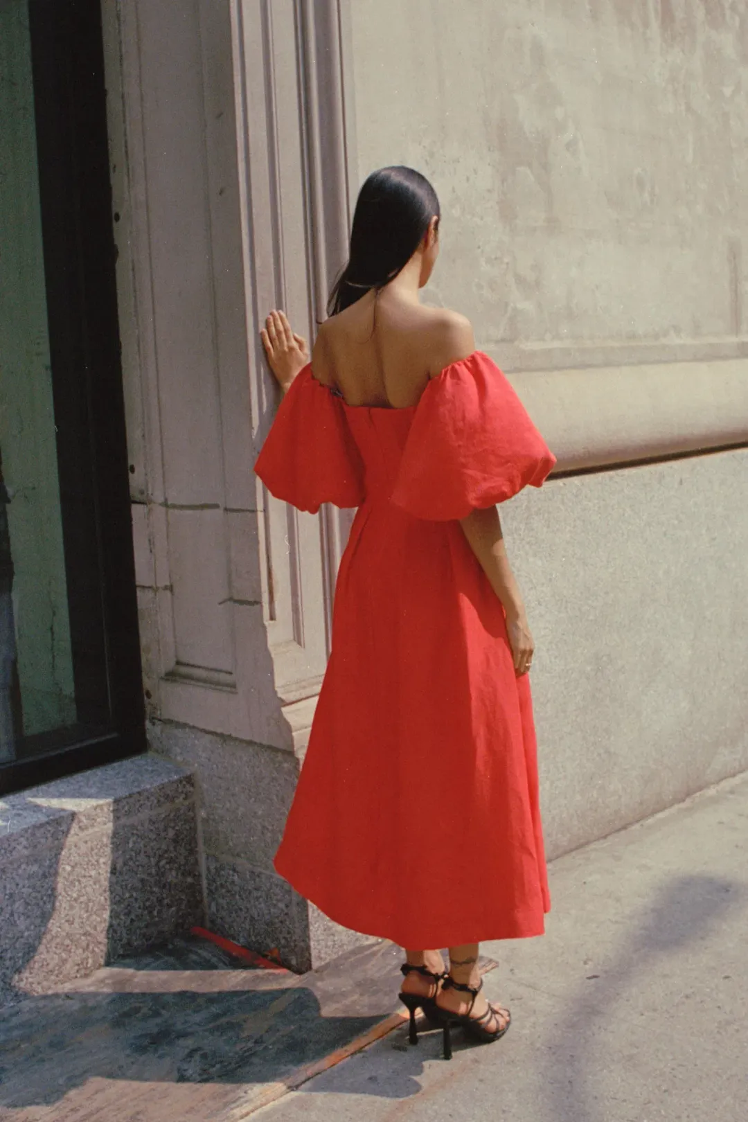 Aje Eugenie Dress Scarlett Red Size 12  for rent on The Volte - main image
