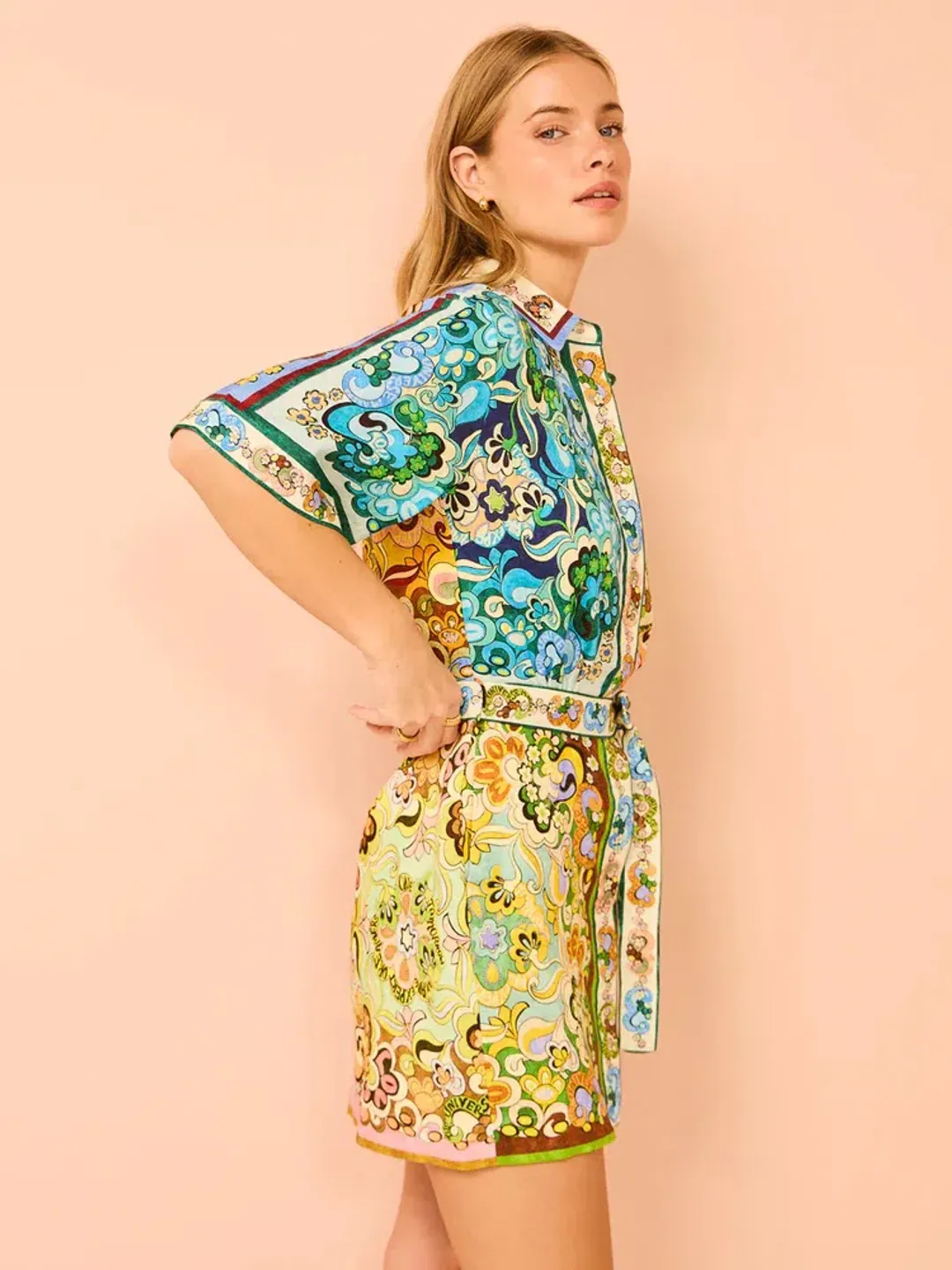 Alemais Dreamer Mini Dress Floral Size 8 for rent on The Volte - main image