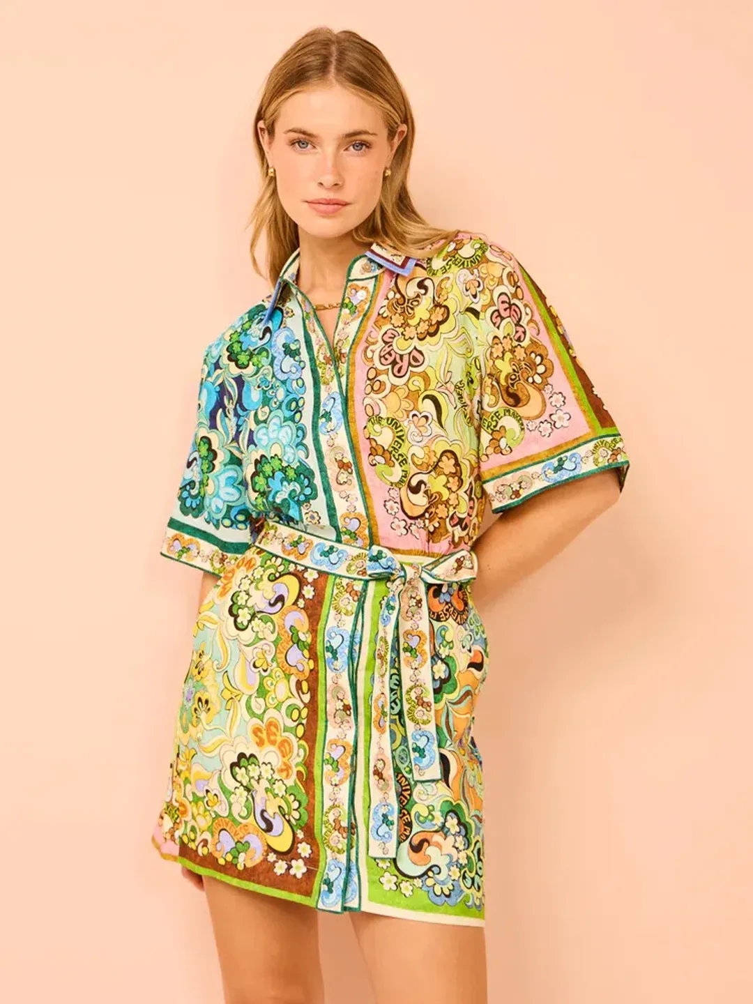Alemais Dreamer Mini Dress Floral Size 8 for rent on The Volte - main image