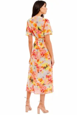 Kate Sylvester Meg Midi Dress in Sunshine Size 14 for rent on The Volte - image 3