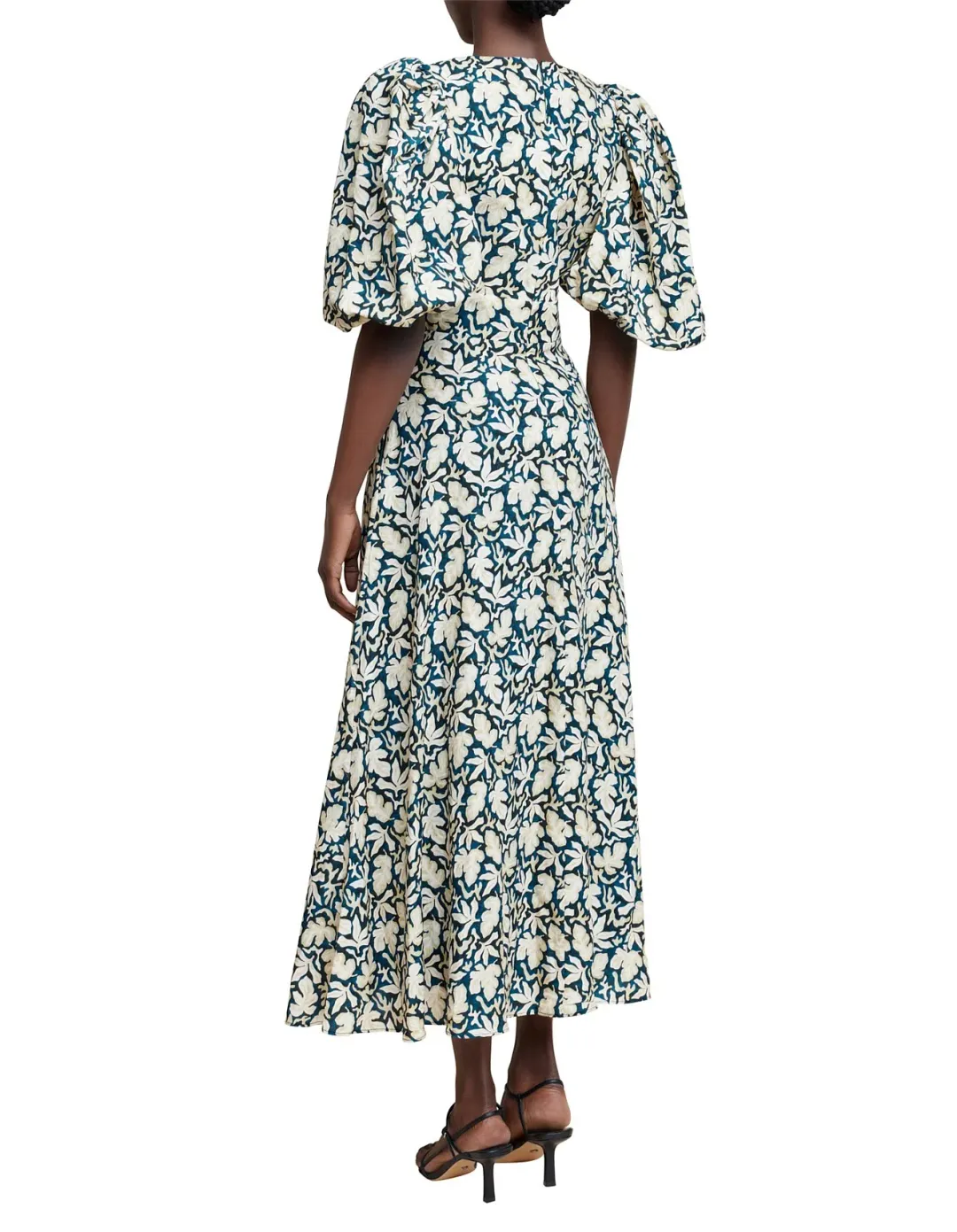 Acler Hamilton Midi Dress Floral for rent on The Volte - main image