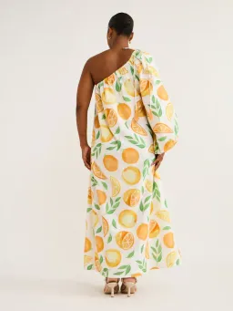 Ambra Maddalena Ophelia Dress In Orange Size 10  for rent on The Volte - image 4