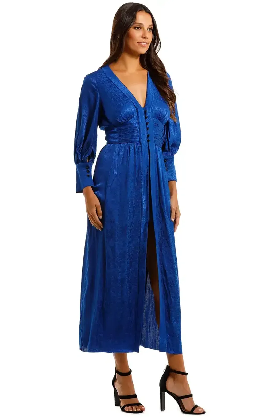 KITX Slinky Dress in Blue Size 10 for rent on The Volte - main image