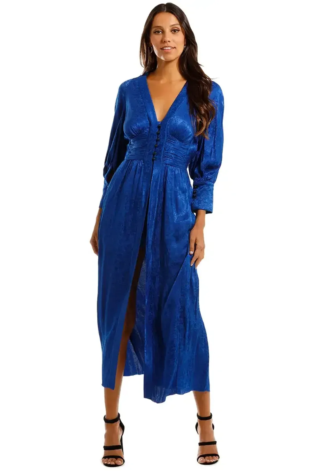 KITX Slinky Dress in Blue Size 10 for rent on The Volte - main image