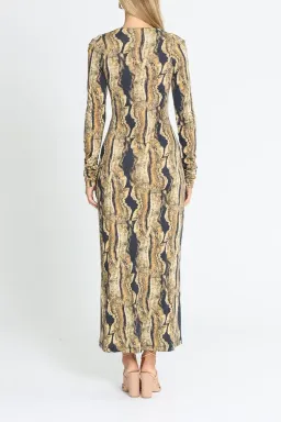 KITX Psychedelic Dress in Black Print Size 6 for rent on The Volte - image 3