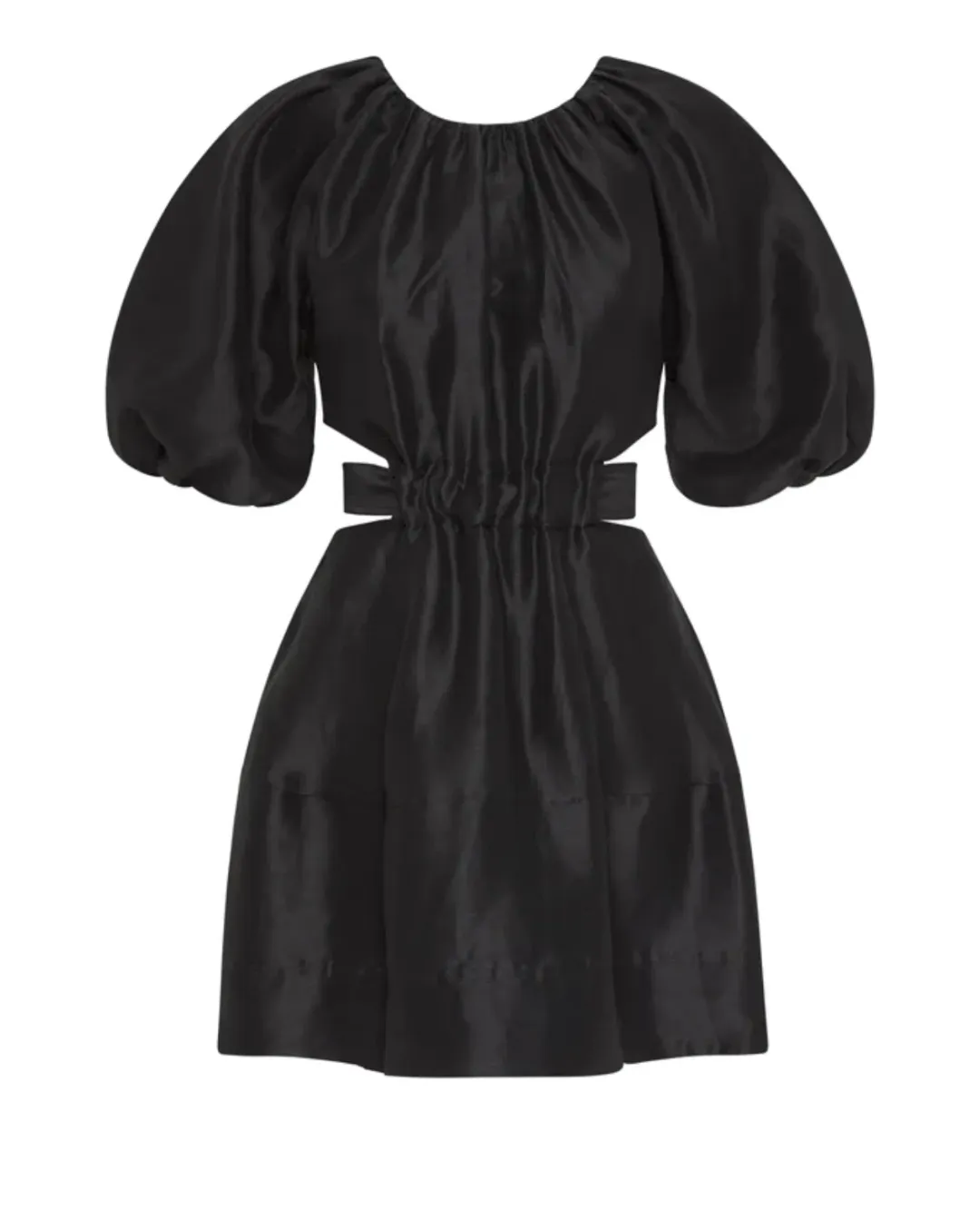 AJE Mimosa Cut Out Mini Dress Black Size 10  for rent on The Volte - main image