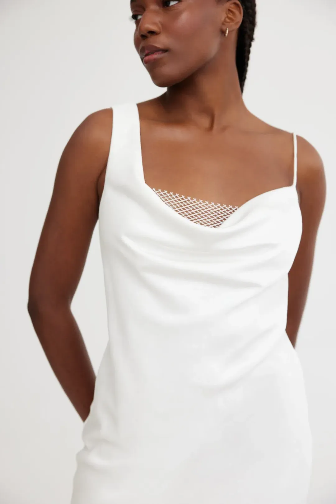 Significant Other Elodie Mini Dress Ivory Size 8  for rent on The Volte - main image