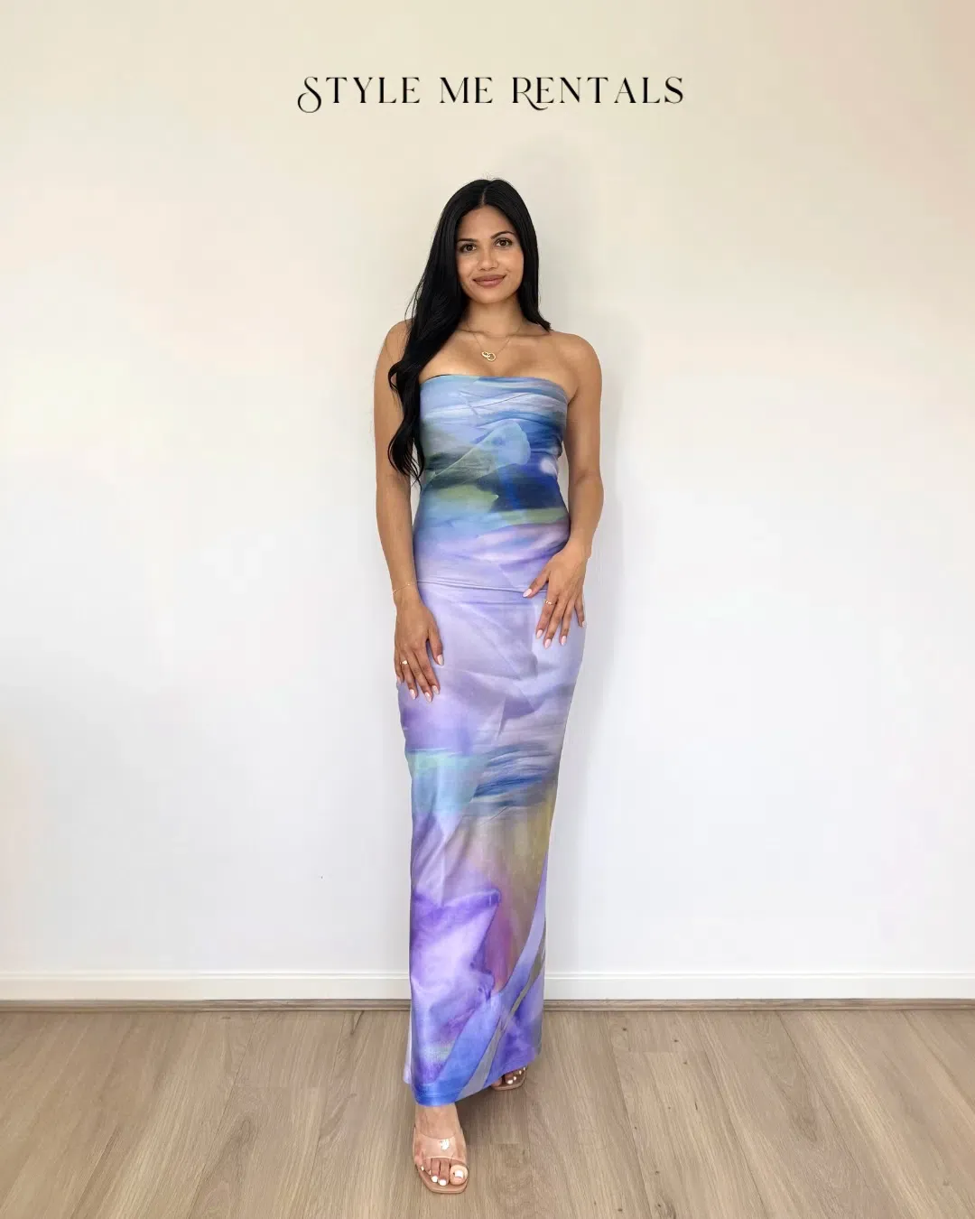 HNTR the Label Lotus Maxi Dress Size M/L  for rent on The Volte - main image
