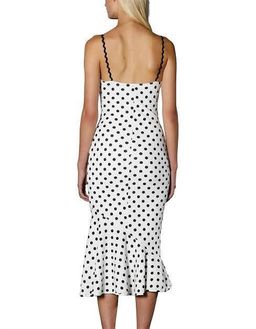 By Johnny Polka Bias Slip Dress Size 12 for rent on The Volte - image 3