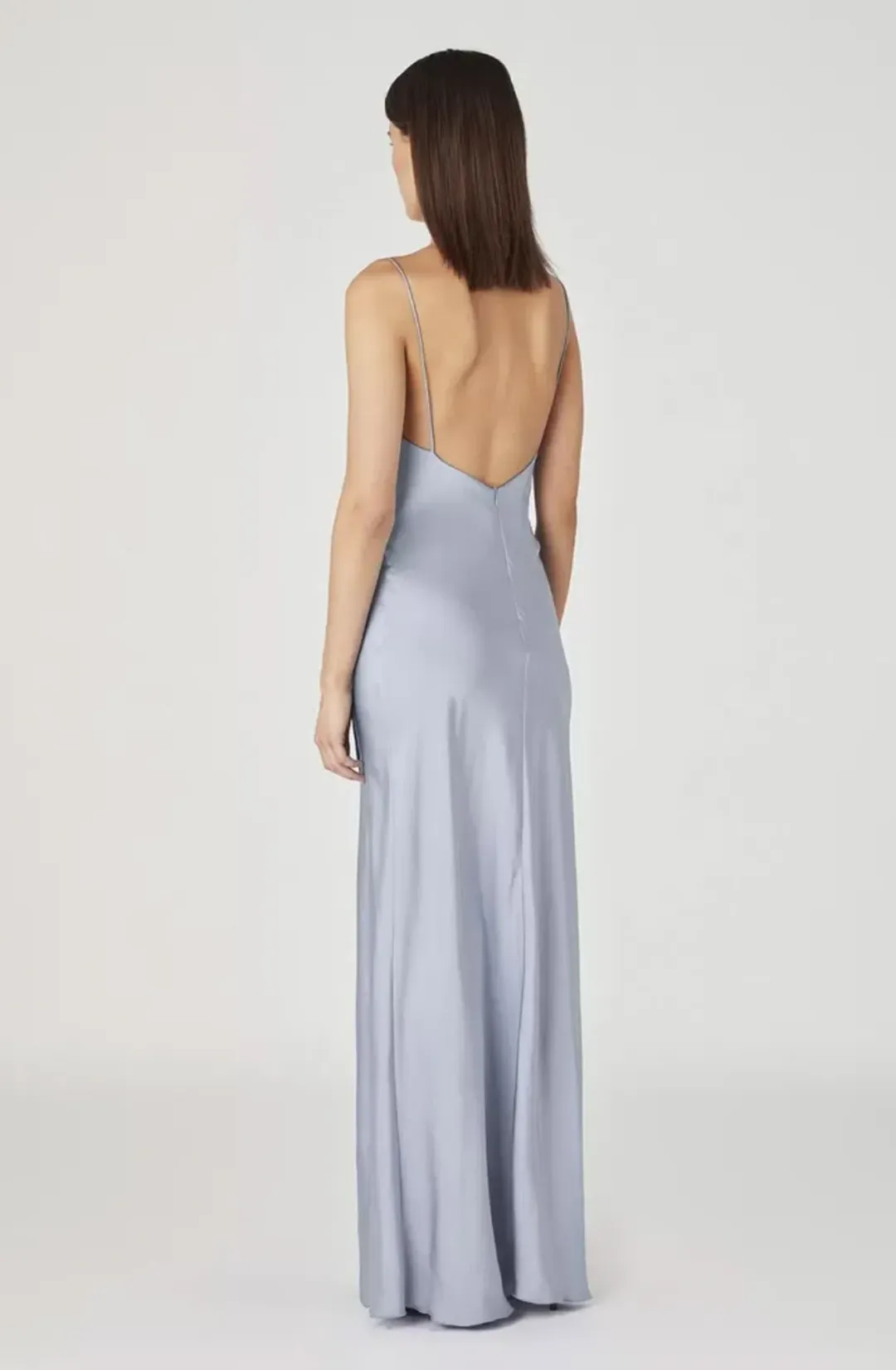 Camilla & Marc Monroe Slip Dress Lavender Grey Size 6 for rent on The Volte - main image