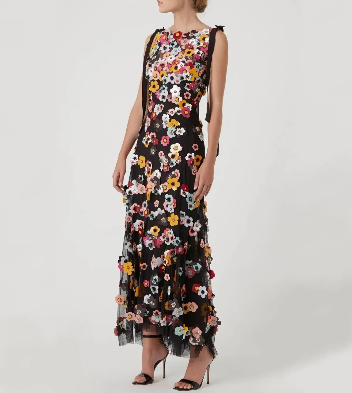 Rachel Gilbert Lolo Applique Floral Gown Size AU18 for rent on The Volte - main image