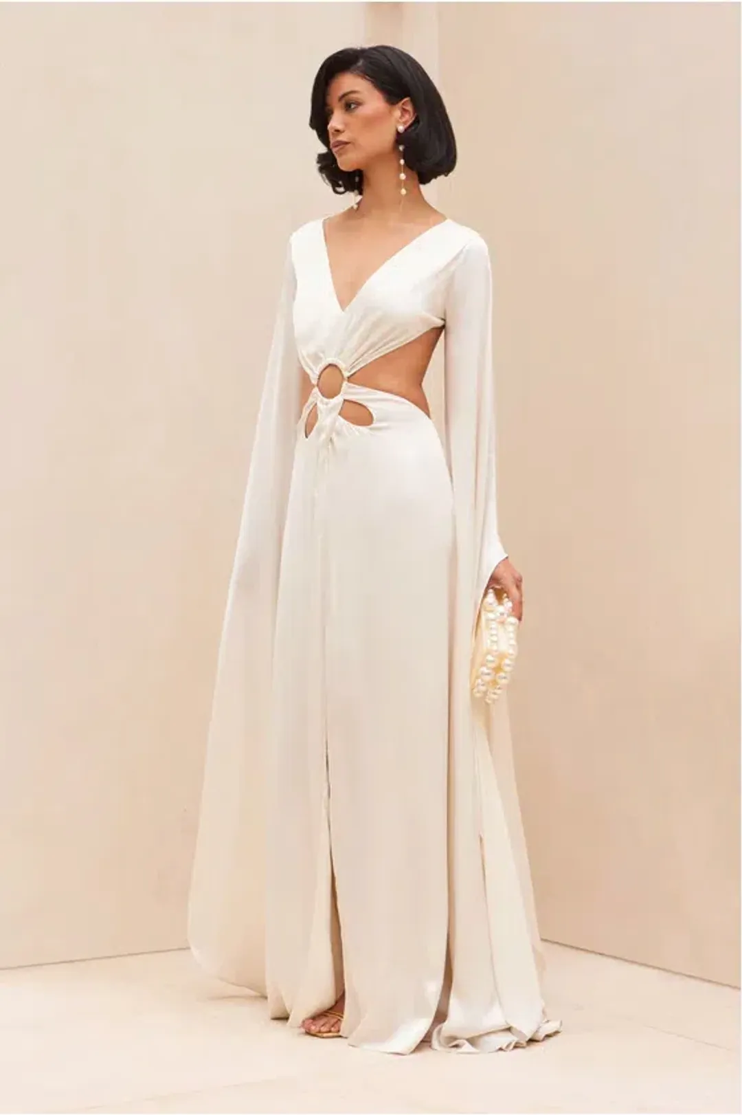 Cult Gaia Jasmin Dress White Size 8 for rent on The Volte - main image