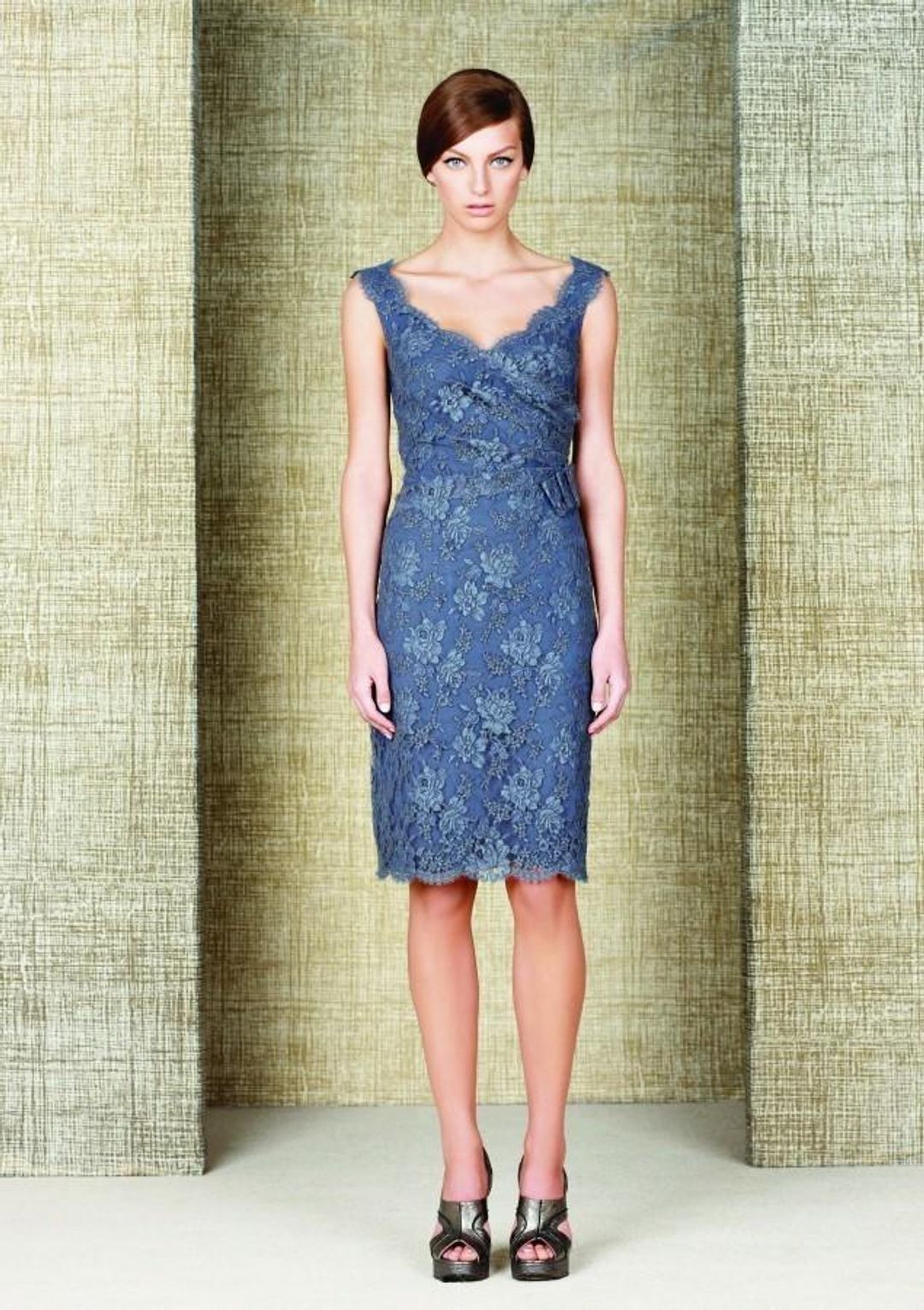 COLLETE DINNIGAN Princess Diamonds Lace Dress for rent on The Volte - main image