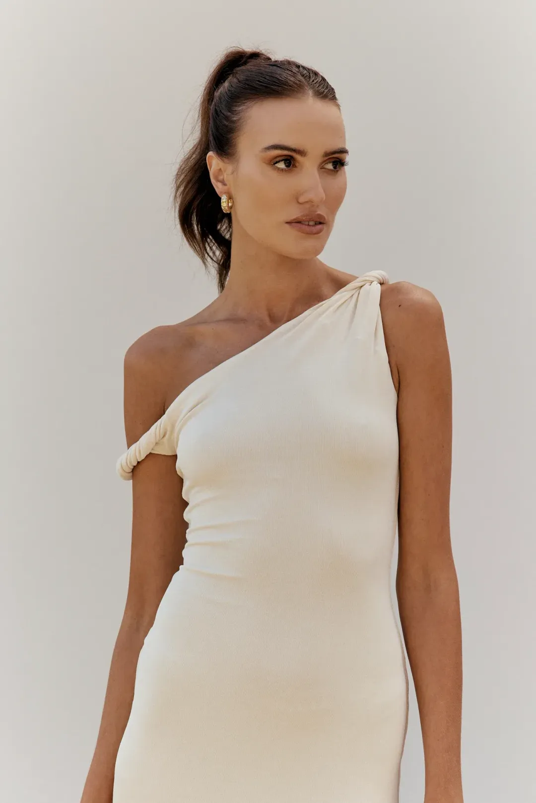 Johansen The Long Poppy Maxi Dress Cream Size M/Au 10 for rent on The Volte - main image