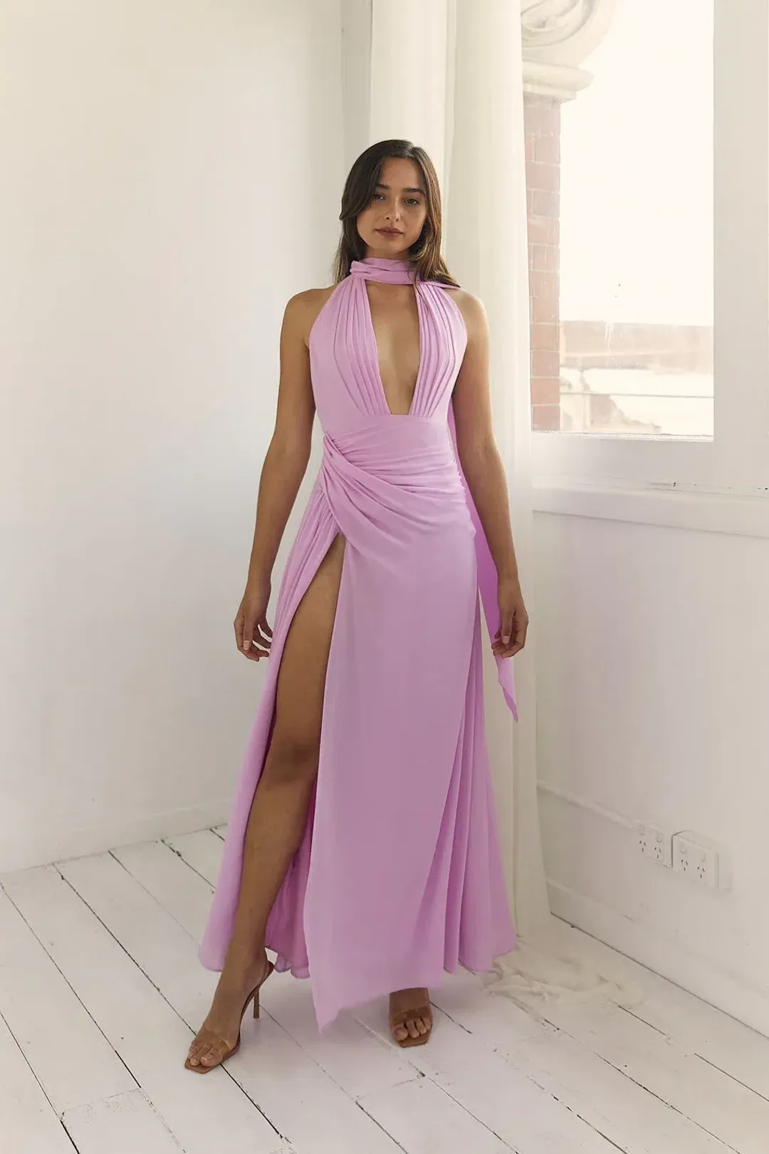 Calia Collection Antonia Dress Soft Pink Size 8 for rent on The Volte - main image