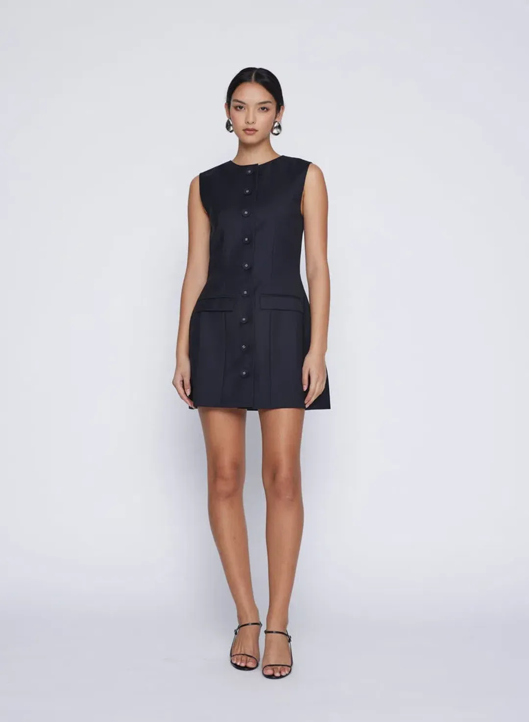 Anna Quan Sofia Dress Black  Size 12  for rent on The Volte - main image