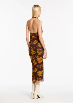 Sir The Label Jacques Mesh Halter Midi Dress Size 1/Au 8 for rent on The Volte - image 2