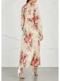 Zimmermann Laelia Linen Maxi Dress Floral Size 2 / AU 12 for rent on The Volte - image 3