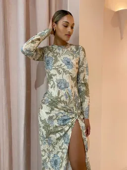 Sir the Label Maev Gown in Florence Print Size 1 / AU 8 for rent on The Volte - image 4