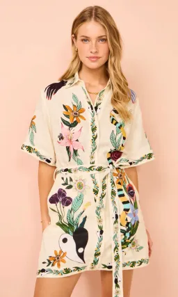 Alemais Meagan Mini Dress Print Size 6 for rent on The Volte - image 2