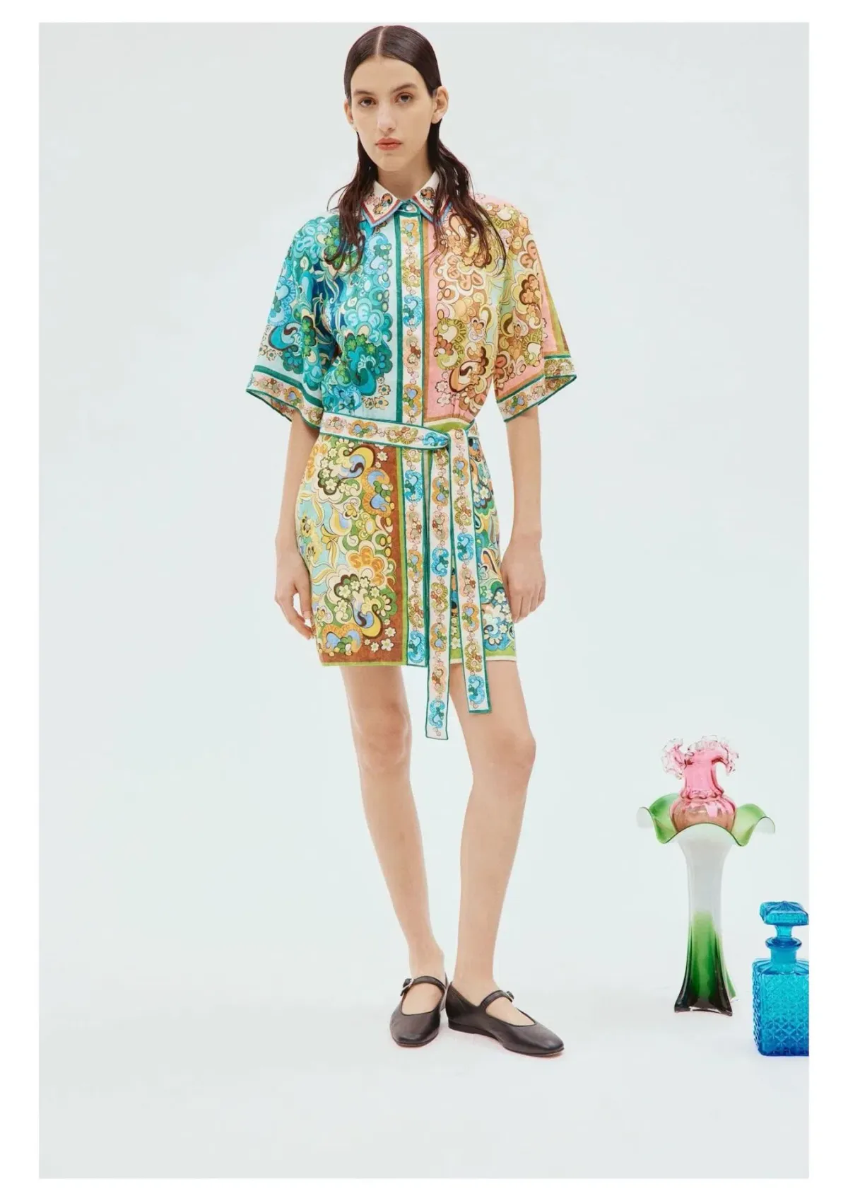Alémais Dreamer Mini Dress Multi Size 6 for rent on The Volte - main image