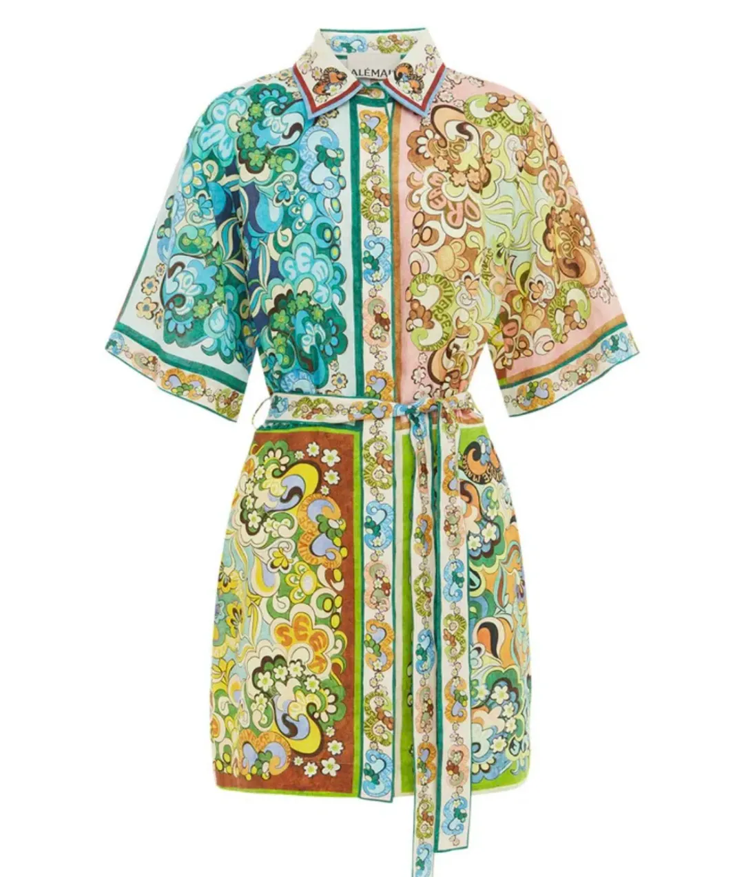 Alémais Dreamer Mini Dress Multi Size 6 for rent on The Volte - main image