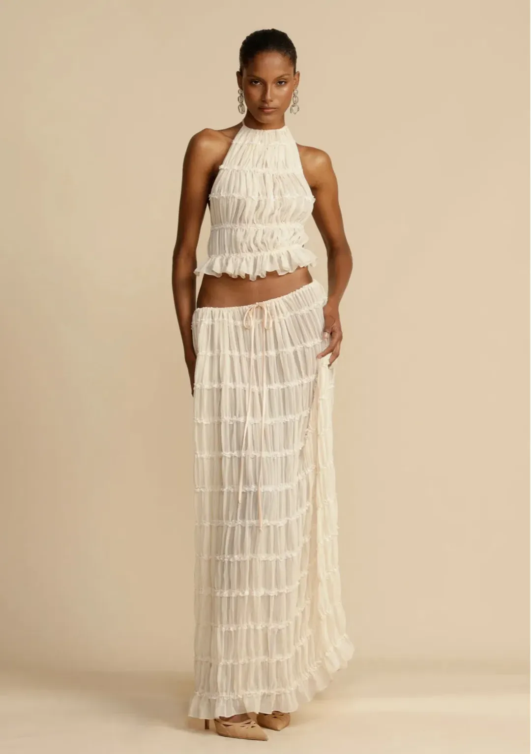 Arcina Ori Juliette Set Cream Size S/Au 6-8 for rent on The Volte - main image