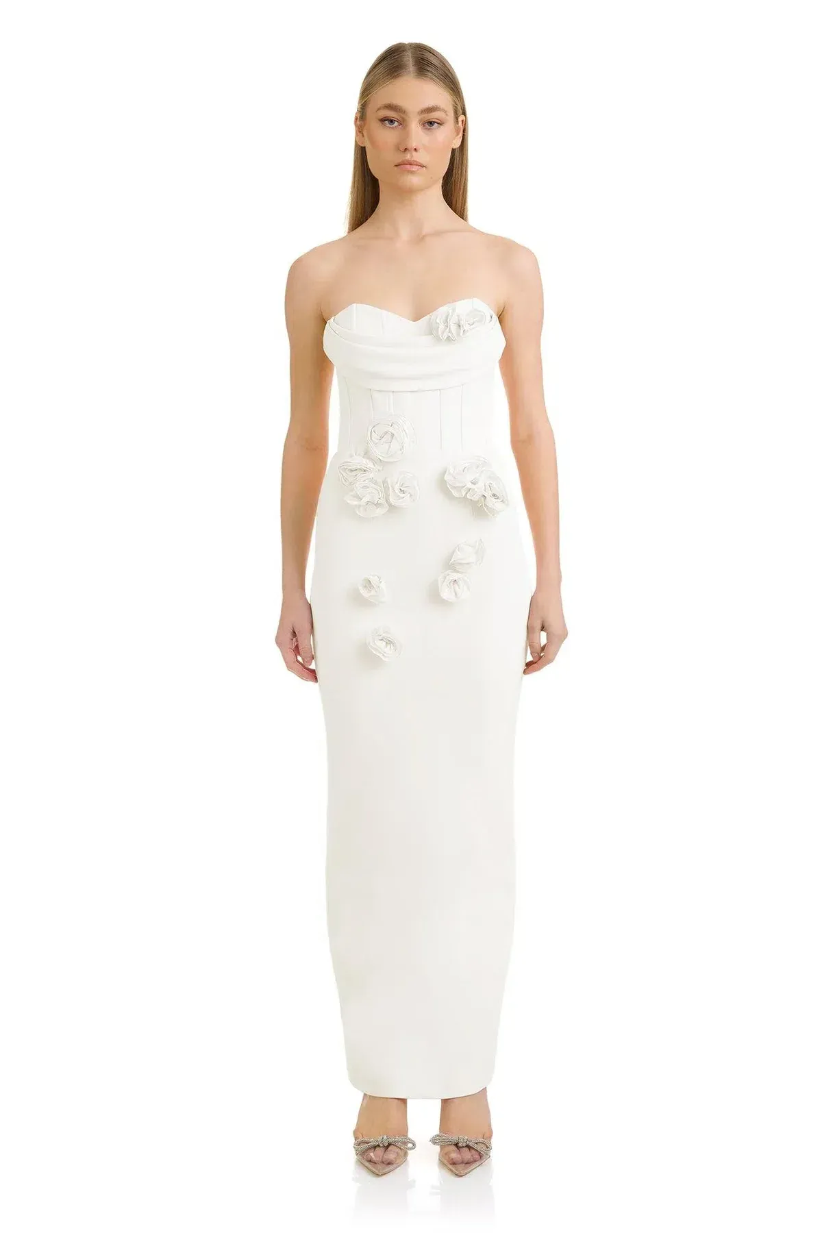 Eliya the Label Elsa Dress White Size 6  for rent on The Volte - main image