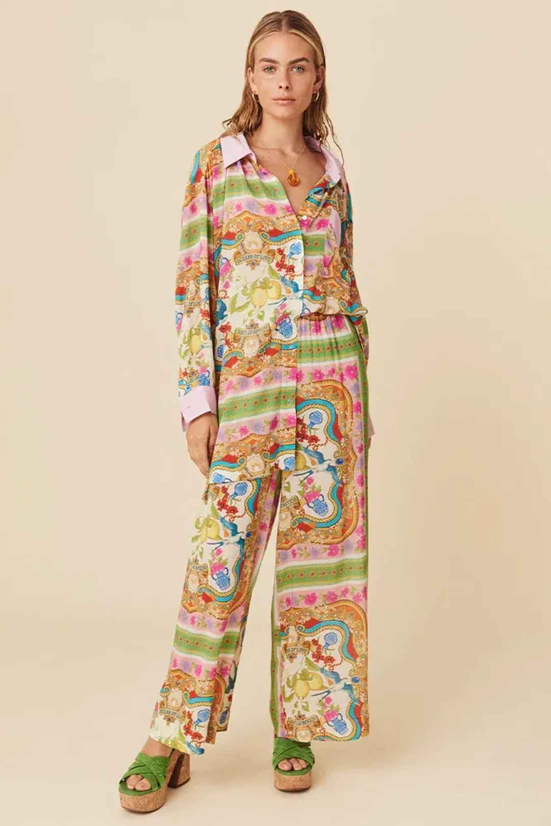 Spell Maddelena Pant Multi Size XS / AU 6 for rent on The Volte - main image