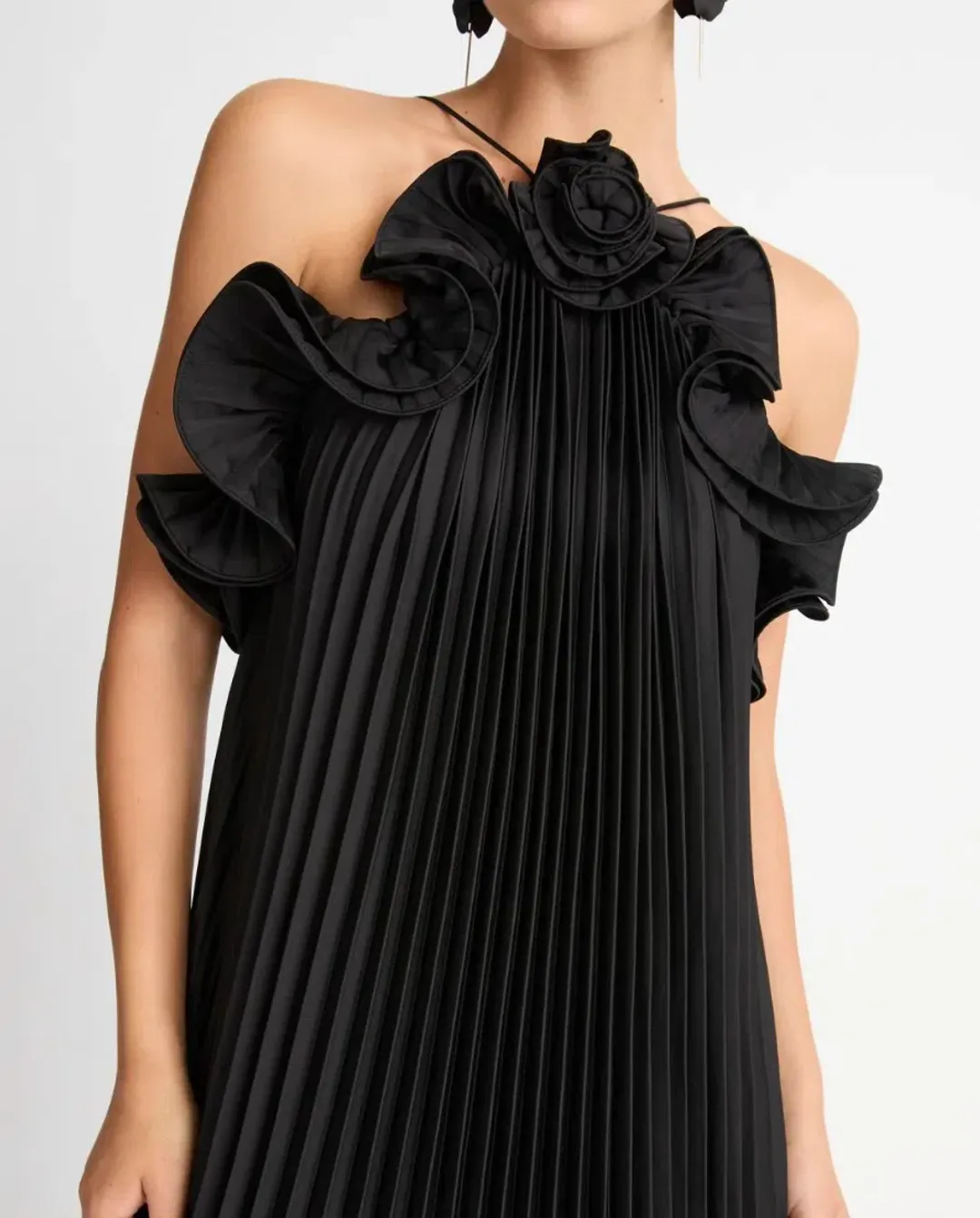 Sheike Eliza Maxi Dress Black Size 6 for rent on The Volte - main image