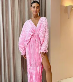 L’idée De Luxe Gown in Lipstick Pink Size 8 for rent on The Volte - image 2