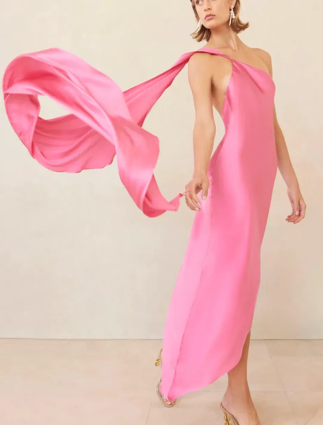 Cult Gaia Trysta Dress Rosado Pink Size S / AU 8 for rent on The Volte - main image