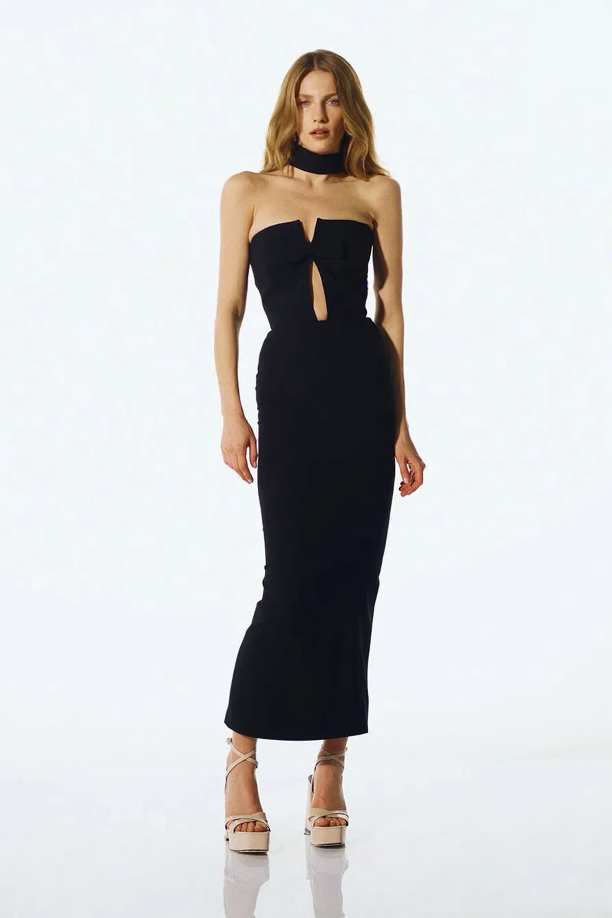 THE NEW ARRIVALS by İlkyaz Özel Holly in Sing Sing Dress Black Size 6/XS for rent on The Volte - main image