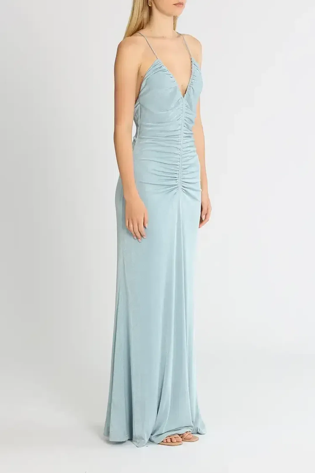 Misha Avoca Gown Blue Size 8/S for rent on The Volte - main image