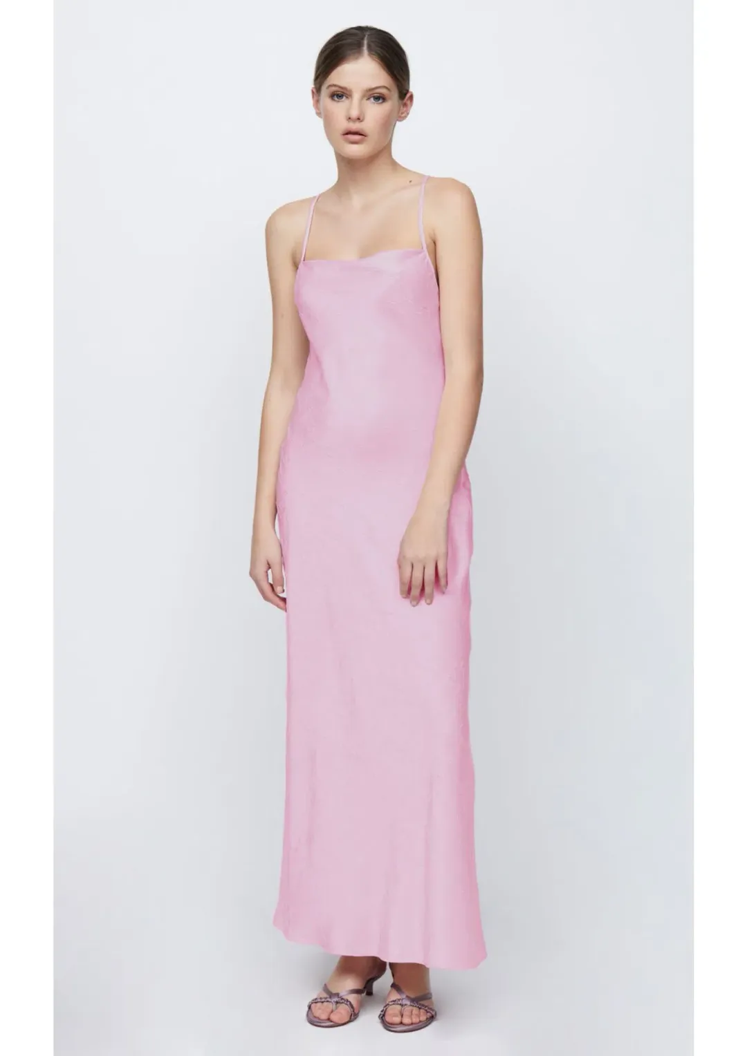 Bec & Bridge Carolina Maxi Dress Quartz Pink Size 10 for rent on The Volte - main image