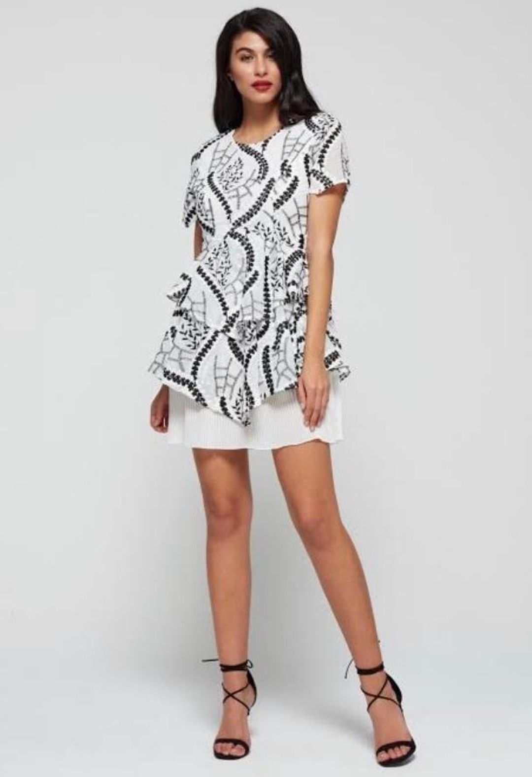 Mossman Climbing vine mini dress size 12 for rent on The Volte - main image