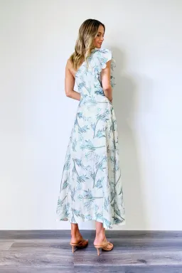 Lakeyo Lizane Midi Dress Print Size AU 8  for rent on The Volte - image 3