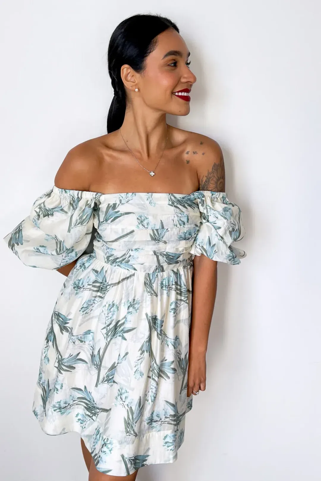 Lakeyo Navo Mini Dress Print Size S / AU 8 for rent on The Volte - main image