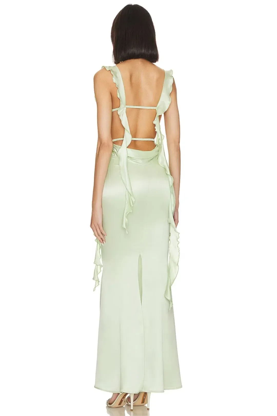 Nana Jacqueline Caroline Dress in Green Size S / AU 8 for rent on The Volte - main image