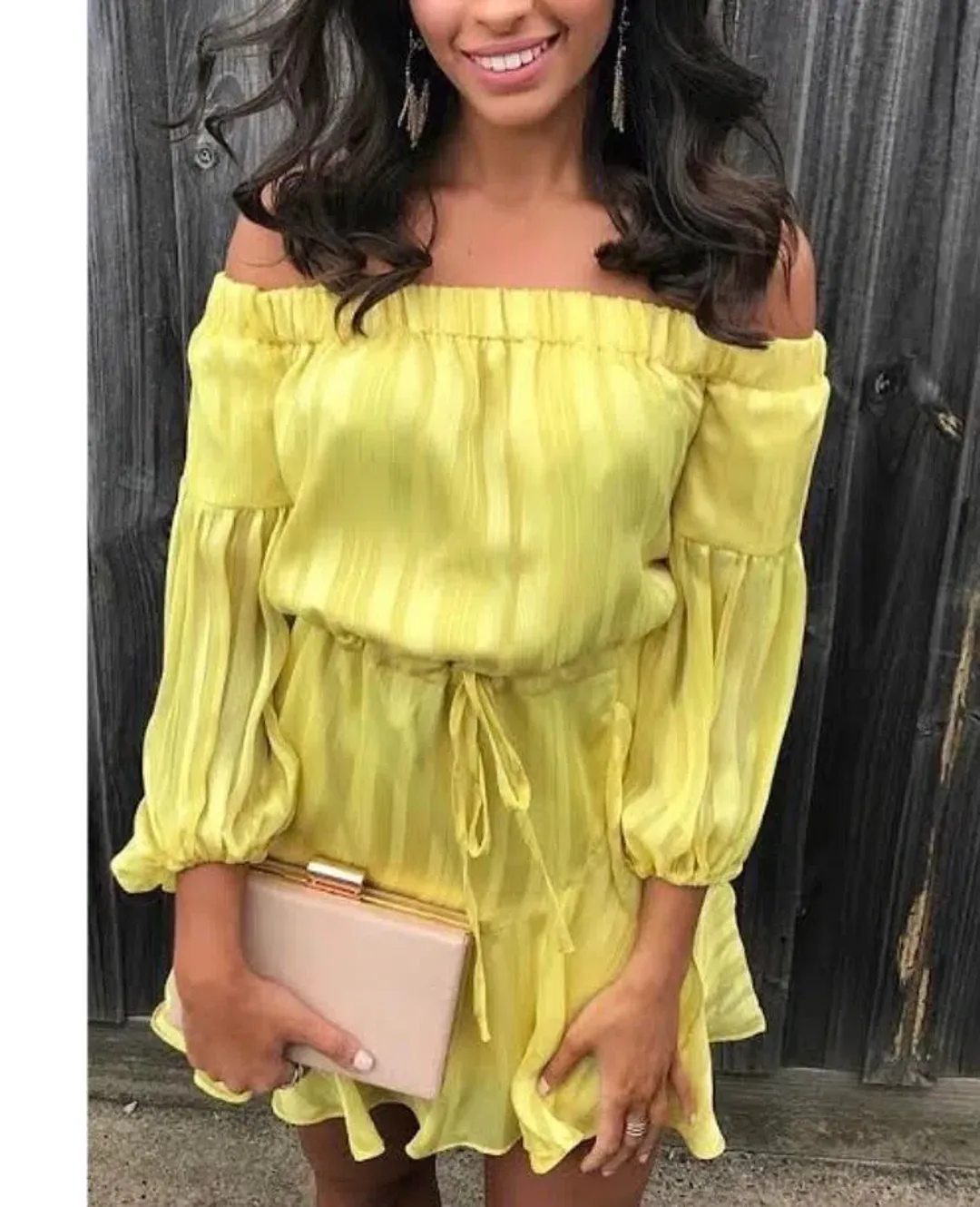 Mossman The Liar Liar Mini Dress in Yellow Size 10 for rent on The Volte - main image